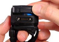 Taşınabilir Yüzük Barkod Tarayıcı 1D Mini Bluetooth Barkod Okuyucu 550mA Pil