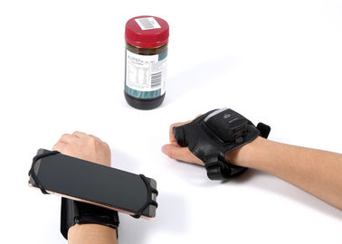 Giyilebilir 2D Eldiven Kablosuz Qr Kod Tarayıcı / Bluetooth Küçük Barkod Okuyucu