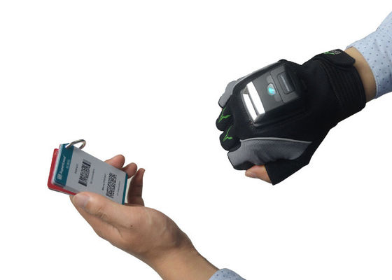 MS02 Kablosuz Bluetooth Eldiven Barkod Okuyucu Okuyucu Serbest Eller Barkod Okuyucu