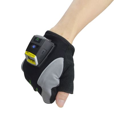 MS02 Kablosuz Bluetooth Eldiven Barkod Okuyucu Okuyucu Serbest Eller Barkod Okuyucu